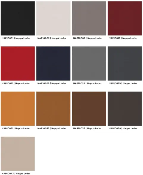 Lederkarte Nappa Leather (NAP)