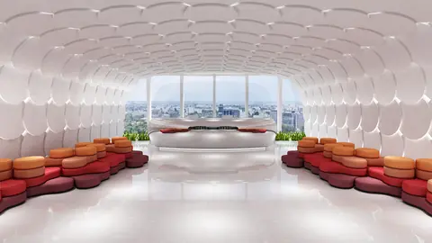 Tapa Sofas im Wartebereich
