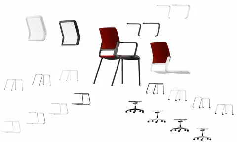 Xilium Besucher- & Konferenzstuhl Konfigurationsauswahl