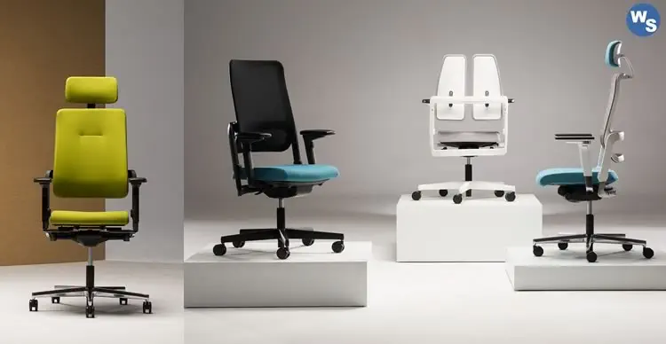Xilium Bürodrehstühle mit verschieden Rückenlehnen