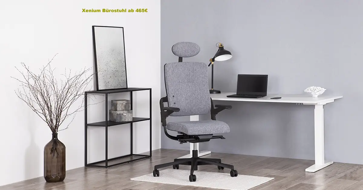 Ergonomischer Premium Bürostuhl Xenium im Homeoffice ab 465 Euro bei Wilhelm Schuster