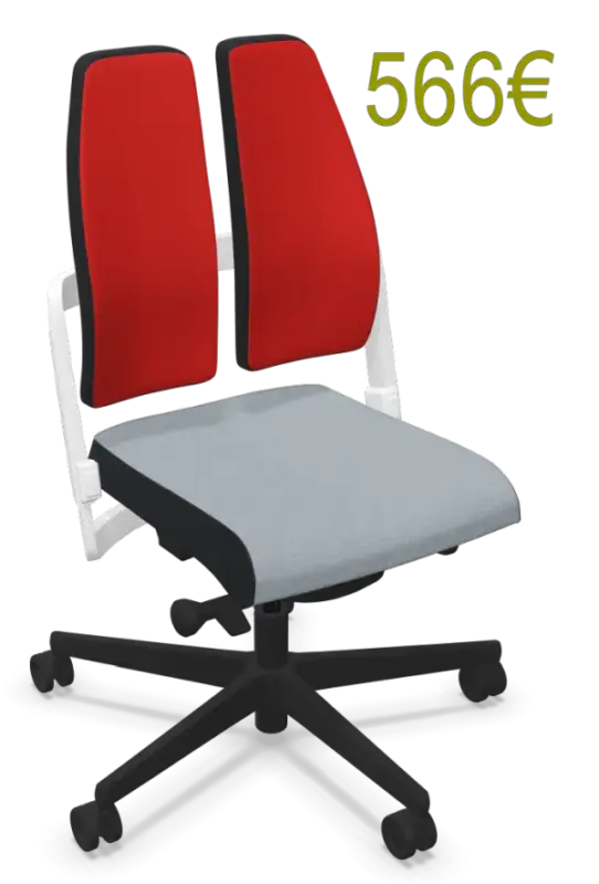 Nowy Styl Xilium Duo Back Premium Bürostuhl Lordosenstütze 566€